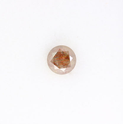 1.24 CT Natural Fancy Red 6.20 MM Round Brilliant Cut Diamond For Designer Ring - JayKrishna Diamond