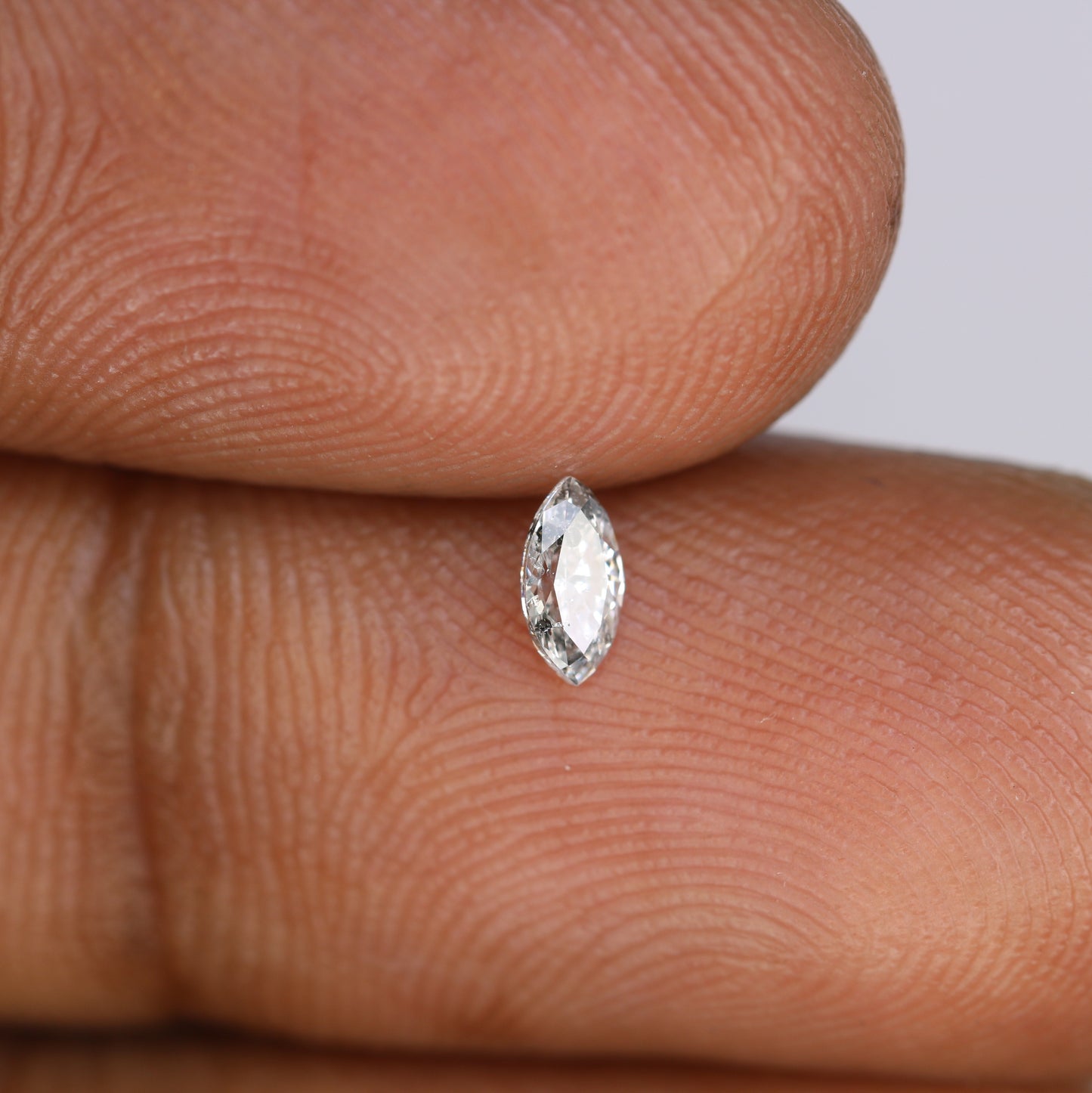 0.19 CT Natural Marquise Shape Salt and Pepper Diamond - Perfect for Engagement Rings, Necklaces, Promise Rings, Earrings, and Anniversary Gifts - JayKrishna Diamond