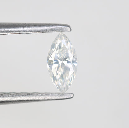 0.17 CT Marquise Shape White Salt and Pepper Loose Diamond - Ideal for Engagement Rings, Necklaces, Earrings, and Custom Jewelry - JayKrishna Diamond