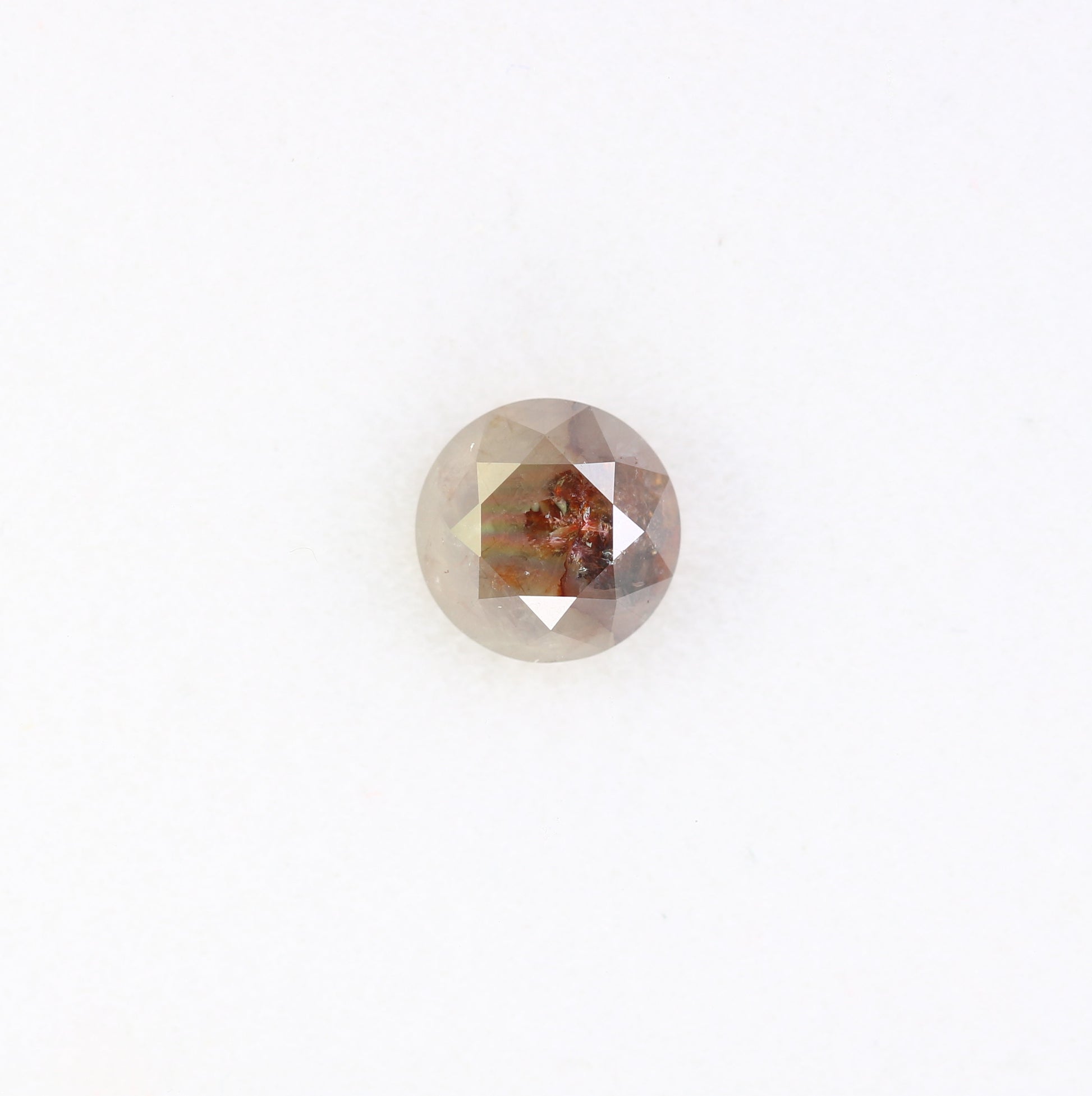 1.20 CT Loose Grey 6.20 MM Round Brilliant Cut Diamond For Engagement Ring - JayKrishna Diamond