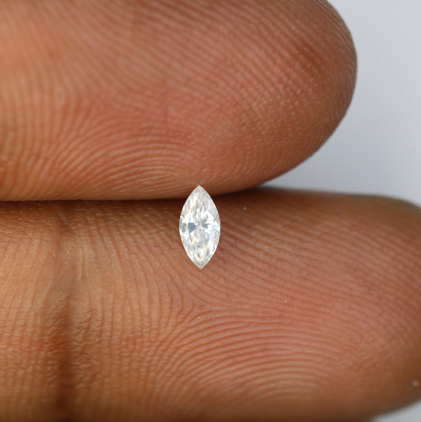 0.17 CT Marquise Shape White Salt and Pepper Loose Diamond - Ideal for Engagement Rings, Necklaces, Earrings, and Custom Jewelry - JayKrishna Diamond
