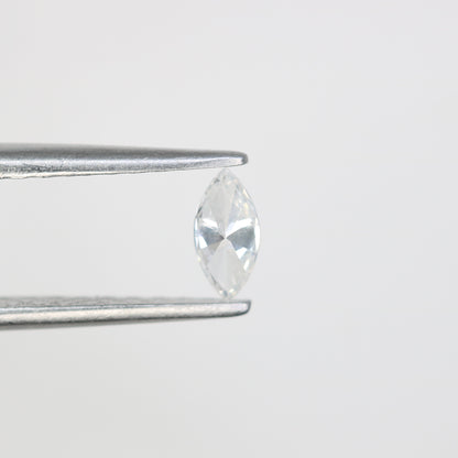 0.17 CT Marquise Shape White Salt and Pepper Loose Diamond - Ideal for Engagement Rings, Necklaces, Earrings, and Custom Jewelry - JayKrishna Diamond