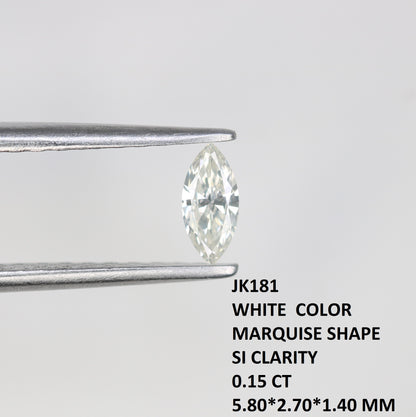 0.15 CT Marquise Shape White Loose Diamond – Ideal for Engagement Rings and Custom Jewelry - JayKrishna Diamond
