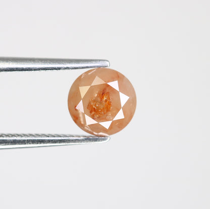 1.04 CT Fancy Red 5.90 MM Polished Round Brilliant Cut Diamond For Proposal Ring - JayKrishna Diamond