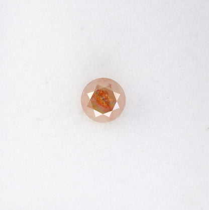 1.04 CT Fancy Red 5.90 MM Polished Round Brilliant Cut Diamond For Proposal Ring - JayKrishna Diamond