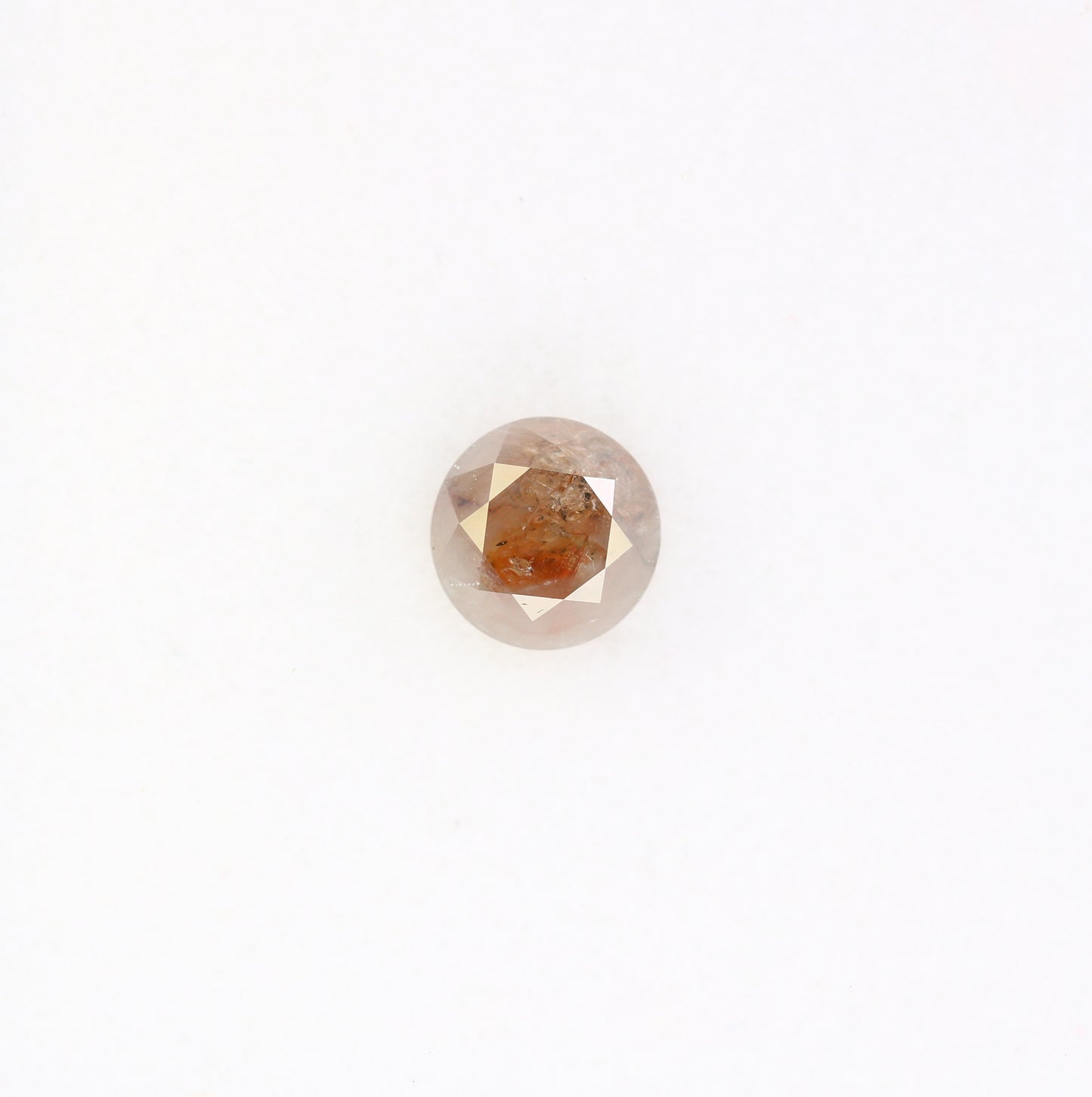 1.06 CT Fancy Red 5.90 MM Polished Round Brilliant Cut Diamond For Promise Ring - JayKrishna Diamond