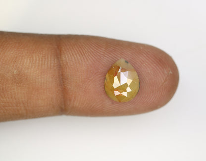 1.60 CT Pear Cut Peach Diamond For Engagement Ring - JayKrishna Diamond