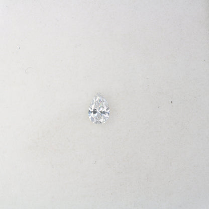0.17 CT Pear Cut Natural White Salt and Pepper Diamond - Ideal for Engagement Rings, Necklaces, Earrings, and Custom Jewelry - JayKrishna Diamond