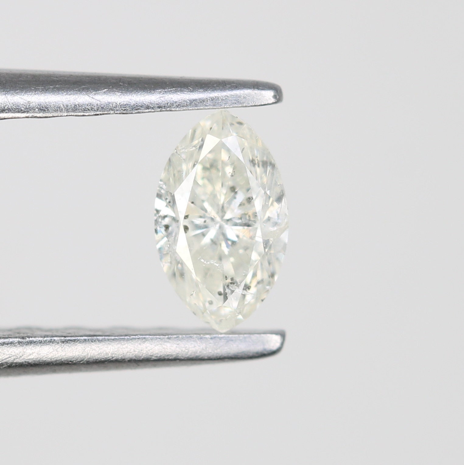 0.25 CT Salt and Pepper Marquise Shape Natural Diamond – Ideal for Engagement Rings | Unique Marquise Cut Diamond - JayKrishna Diamond