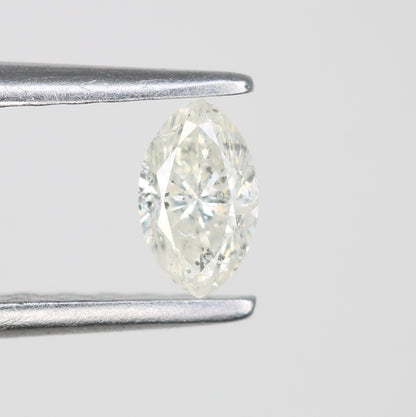0.25 CT Salt and Pepper Marquise Shape Natural Diamond – Ideal for Engagement Rings | Unique Marquise Cut Diamond - JayKrishna Diamond