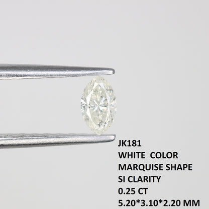 0.25 CT Salt and Pepper Marquise Shape Natural Diamond – Ideal for Engagement Rings | Unique Marquise Cut Diamond - JayKrishna Diamond