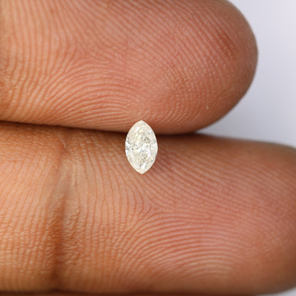 0.25 CT Salt and Pepper Marquise Shape Natural Diamond – Ideal for Engagement Rings | Unique Marquise Cut Diamond - JayKrishna Diamond