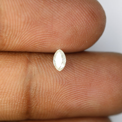 0.25 CT Salt and Pepper Marquise Shape Natural Diamond – Ideal for Engagement Rings | Unique Marquise Cut Diamond - JayKrishna Diamond