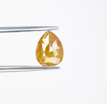 1.44 CT Pear Shape Orange Diamond For Engagement Ring - JayKrishna Diamond
