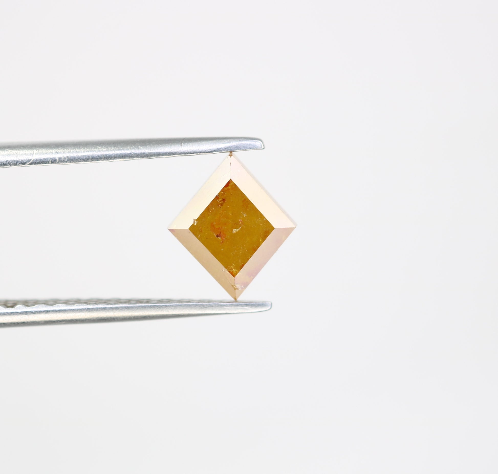 1.24 CT Kite Shape Orange Diamond For Engagement Ring - JayKrishna Diamond