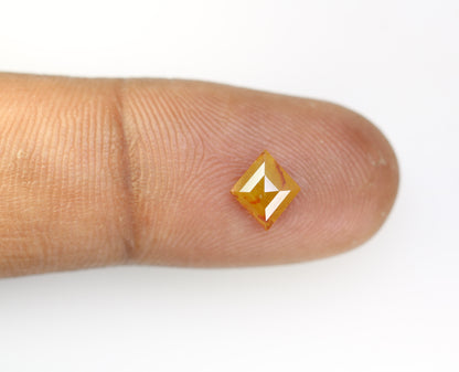 1.24 CT Kite Shape Orange Diamond For Engagement Ring - JayKrishna Diamond