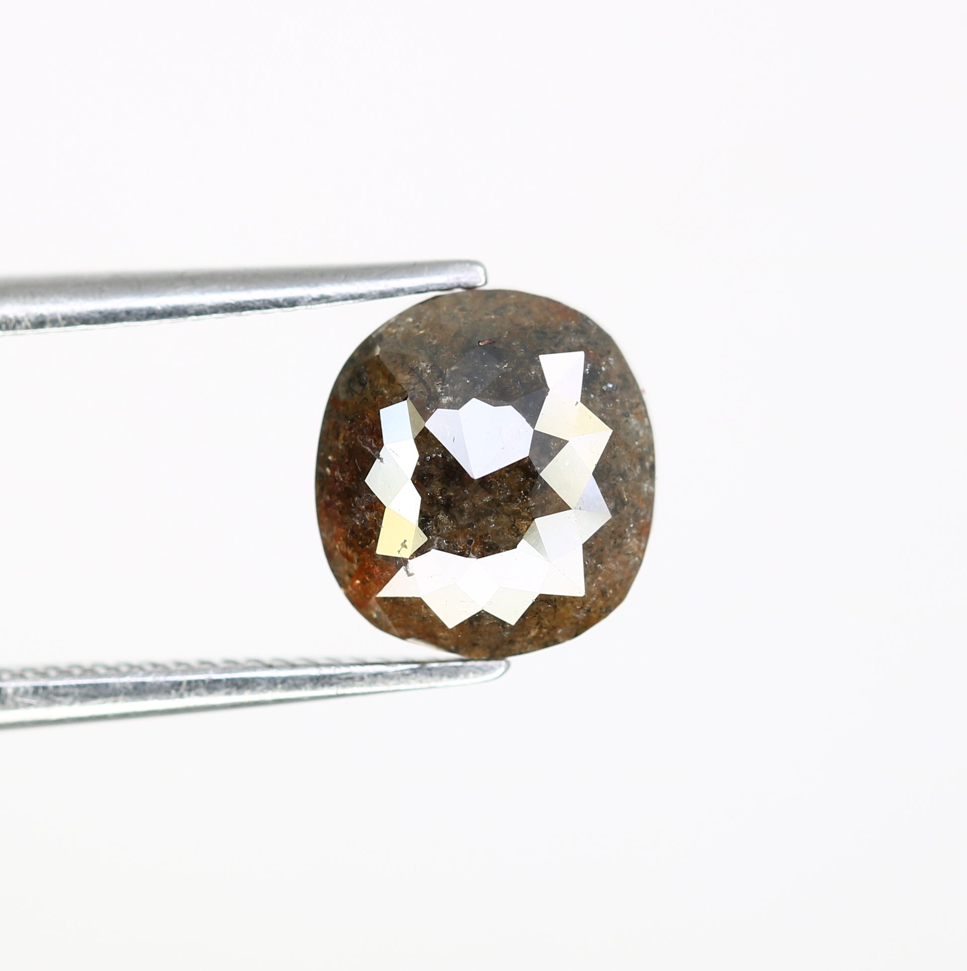 1.95 Carat 8.10 MM Polished Cushion Shape Fancy Grey Diamond For Promise Ring - JayKrishna Diamond