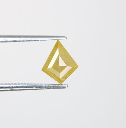 0.92 CT Yellow Kite Cut Diamond For Engagement Ring - JayKrishna Diamond