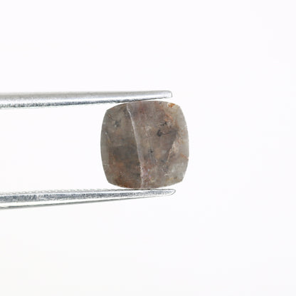 1.70 CT 7.10 MM Polished Cushion Shape Fancy Grey Diamond For Proposal Ring - JayKrishna Diamond