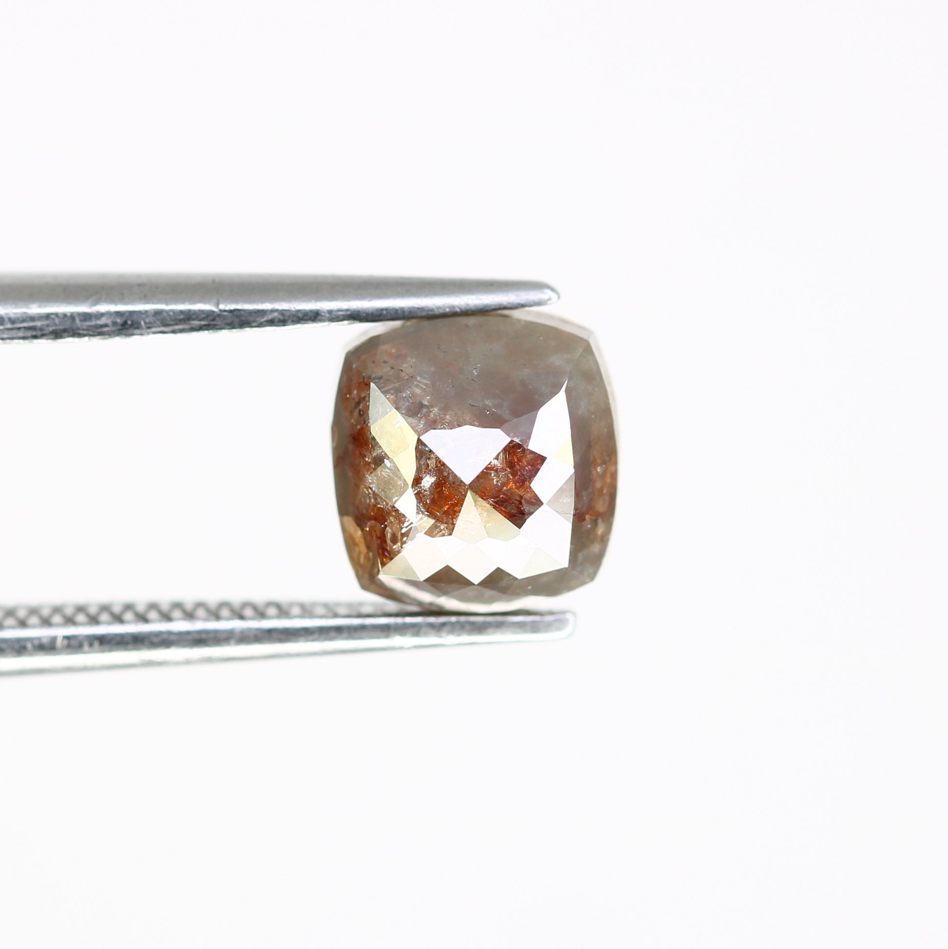 1.59 CT Brown Color Loose Cushion Shape 6.50 MM Diamond For Engagement Ring - JayKrishna Diamond
