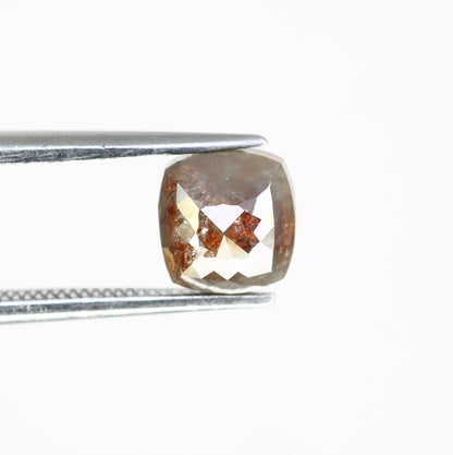 1.59 CT Brown Color Loose Cushion Shape 6.50 MM Diamond For Engagement Ring - JayKrishna Diamond