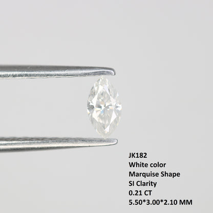 0.21 CT Marquise Shape White Loose Diamond – Perfect for Engagement Rings - JayKrishna Diamond