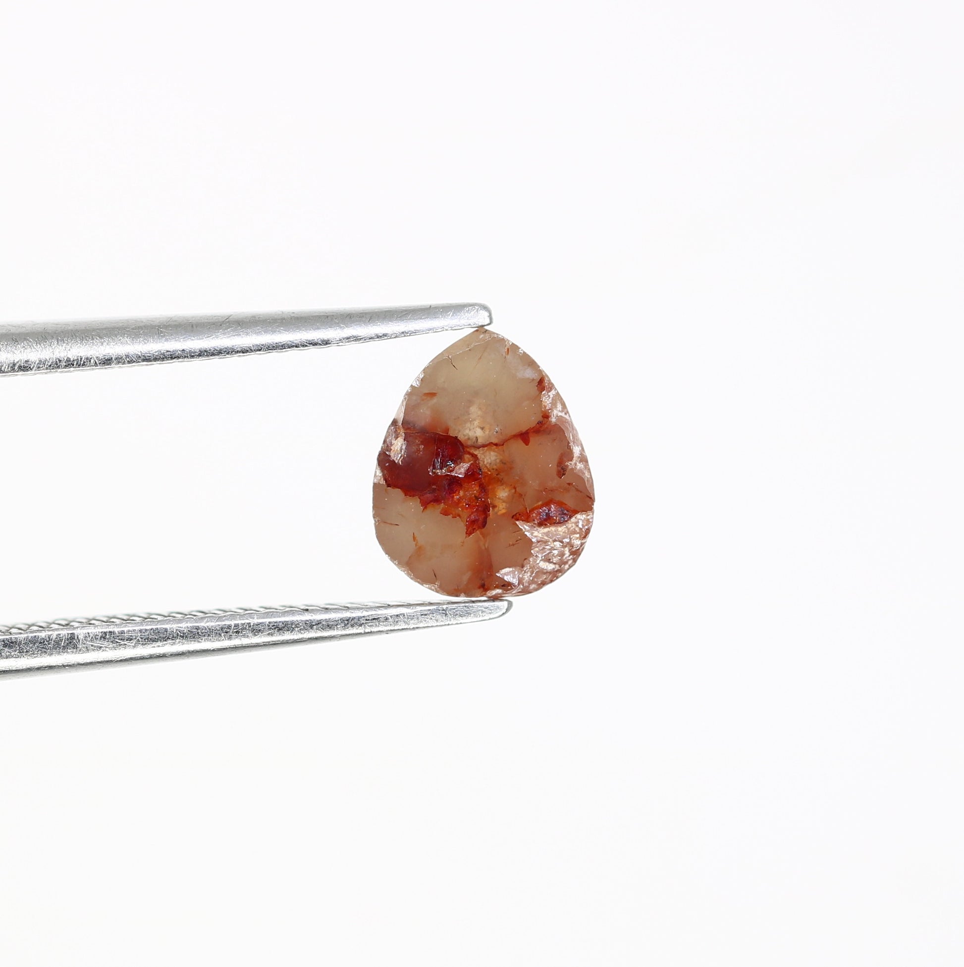1.04 Carat Natural Loose Red Color Pear Shaped 6.80 MM Diamond For Engagement Ring - JayKrishna Diamond
