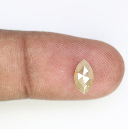 1.24 CT Marquise Shape 9.30 MM Loose Natural Grey Diamond For Engagement Ring - JayKrishna Diamond