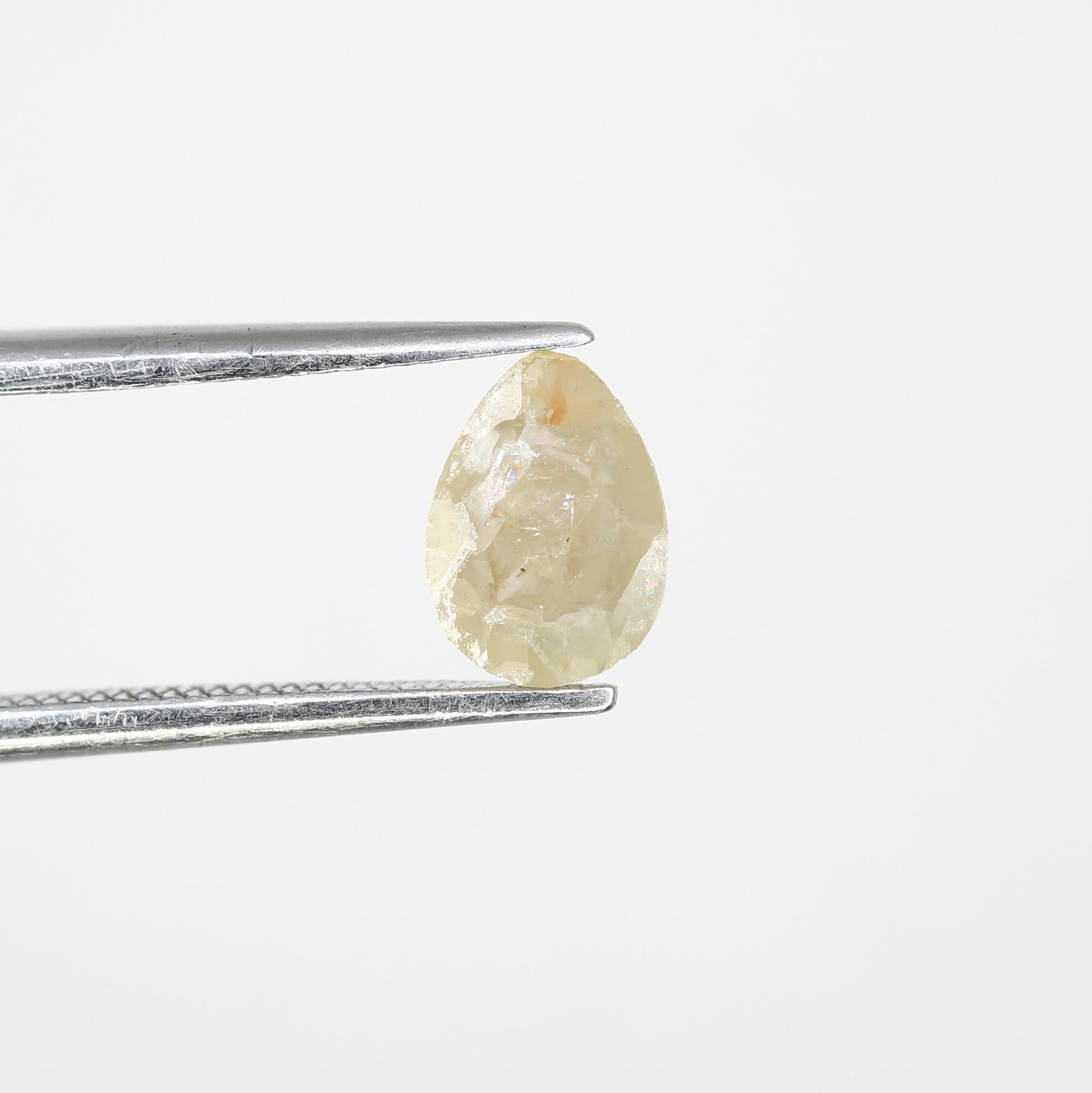 0.86 CT Natural Loose Grey 7.20 MM Pear Shaped Diamond For Statement Ring - JayKrishna Diamond