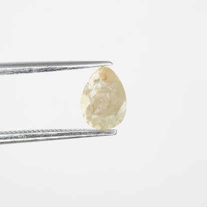 0.86 CT Natural Loose Grey 7.20 MM Pear Shaped Diamond For Statement Ring - JayKrishna Diamond
