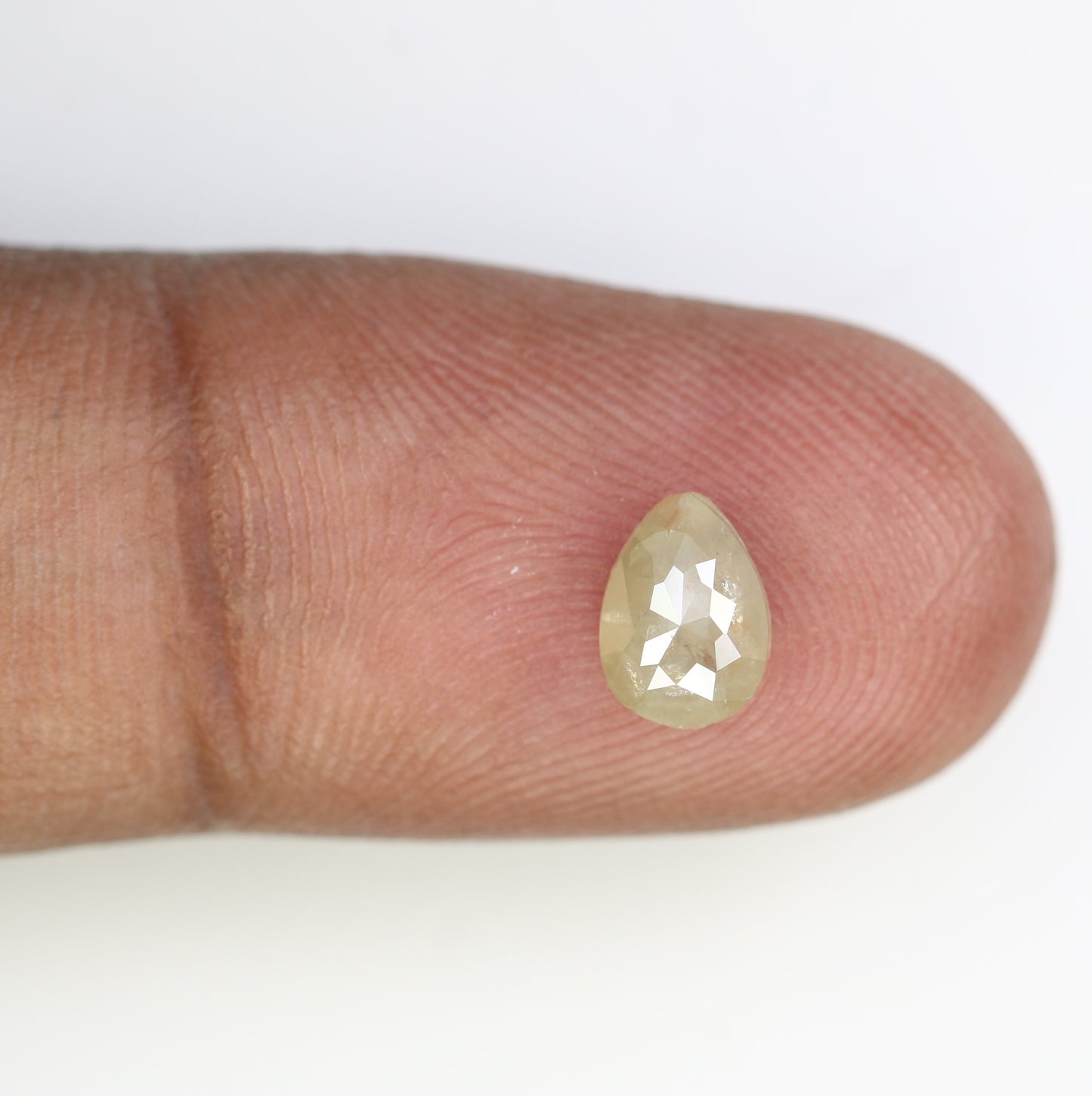 0.86 CT Natural Loose Grey 7.20 MM Pear Shaped Diamond For Statement Ring - JayKrishna Diamond