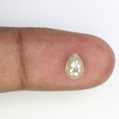 0.86 CT Natural Loose Grey 7.20 MM Pear Shaped Diamond For Statement Ring - JayKrishna Diamond