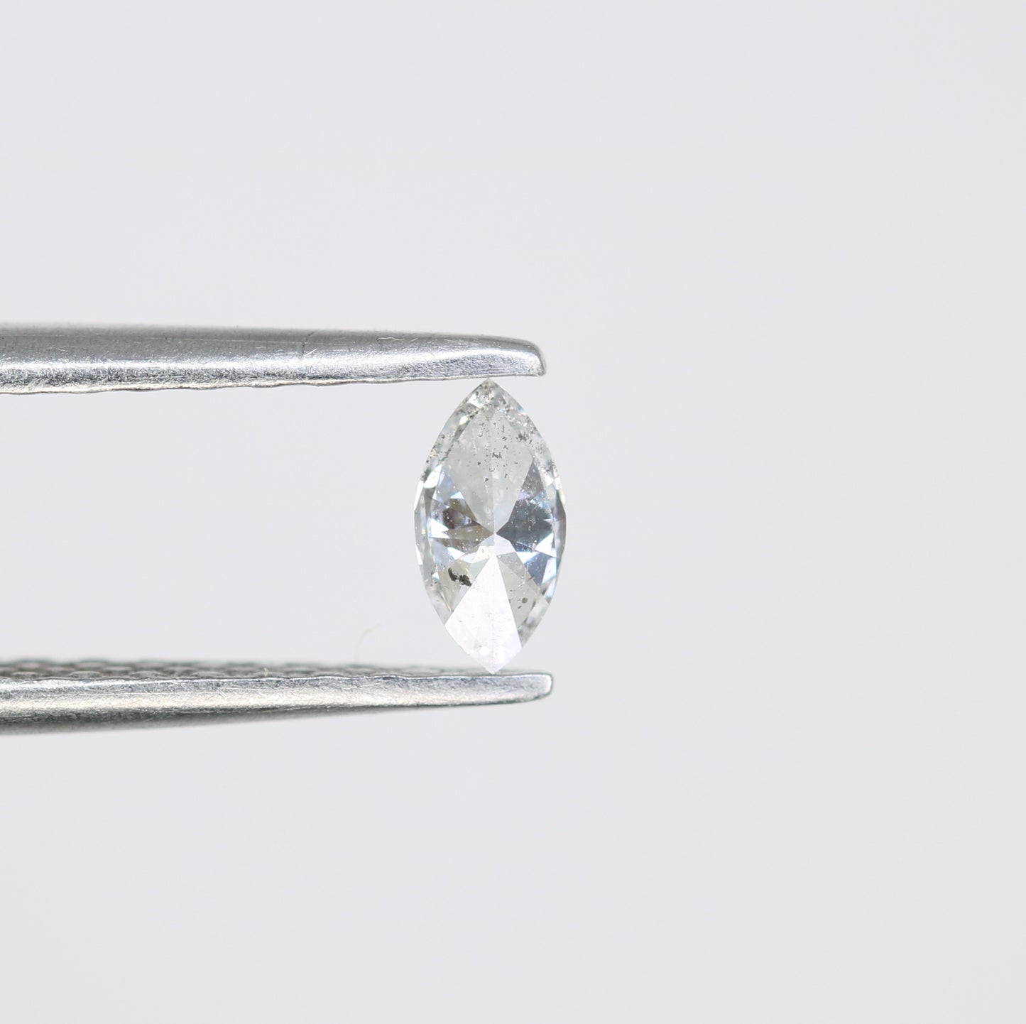 0.14 CT Pear Shape Black Natural Salt and Pepper Loose Diamond – Perfect for Custom Jewelry - JayKrishna Diamond