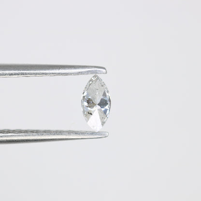 0.14 CT Pear Shape Black Natural Salt and Pepper Loose Diamond – Perfect for Custom Jewelry - JayKrishna Diamond