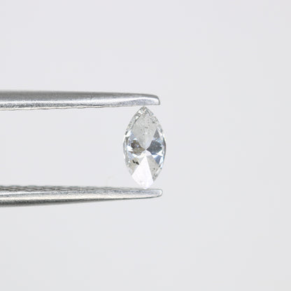 0.14 CT Pear Shape Black Natural Salt and Pepper Loose Diamond – Perfect for Custom Jewelry - JayKrishna Diamond