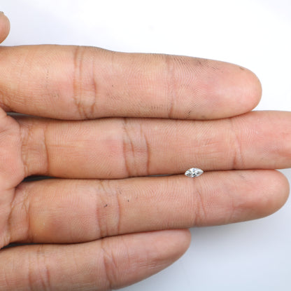 0.15 CT Salt and Pepper Marquise Cut Natural Diamond – Ideal for Engagement Rings and Custom Jewelry - JayKrishna Diamond