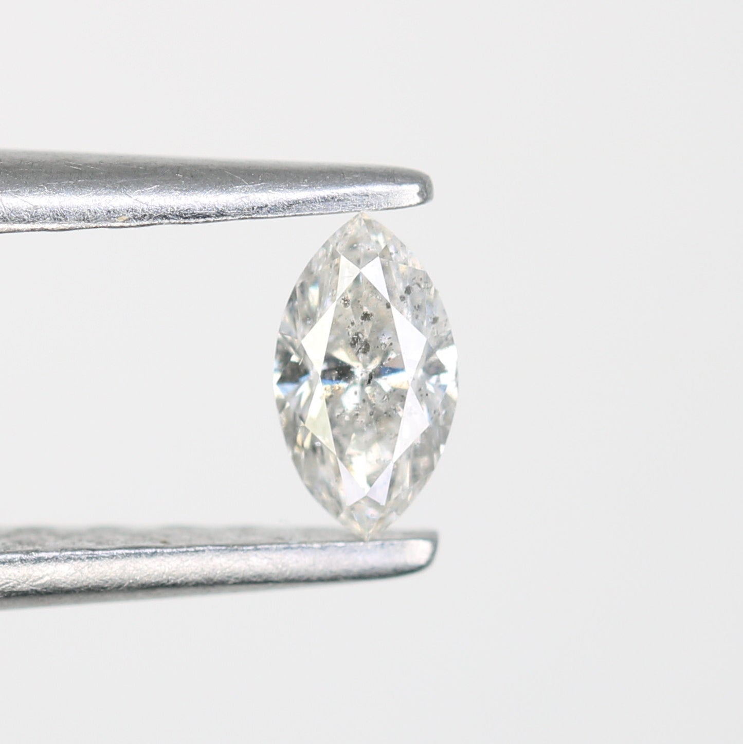 0.18 CT Natural Salt and Pepper Marquise Shape Diamond - Ideal for Engagement Rings, Necklaces, Promise Rings, Earrings, and Anniversary Gifts - JayKrishna Diamond