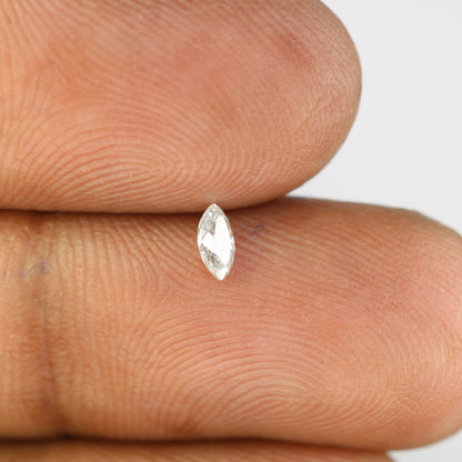 0.18 CT Natural Salt and Pepper Marquise Shape Diamond - Ideal for Engagement Rings, Necklaces, Promise Rings, Earrings, and Anniversary Gifts - JayKrishna Diamond