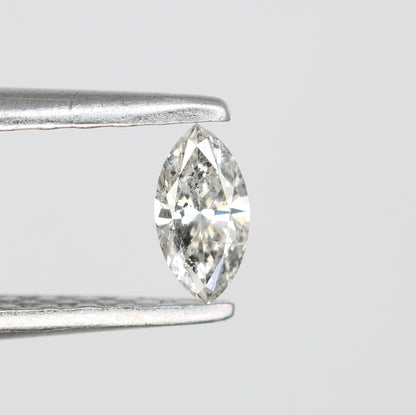 0.14 CT Marquise Shape Salt and Pepper Diamond for Engagement Rings, Custom Jewelry, and Stylish Bracelets - JayKrishna Diamond