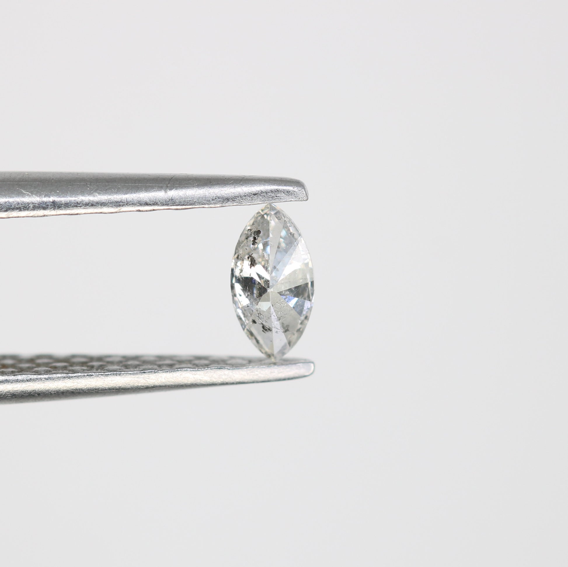 0.14 CT Marquise Shape Salt and Pepper Diamond for Engagement Rings, Custom Jewelry, and Stylish Bracelets - JayKrishna Diamond