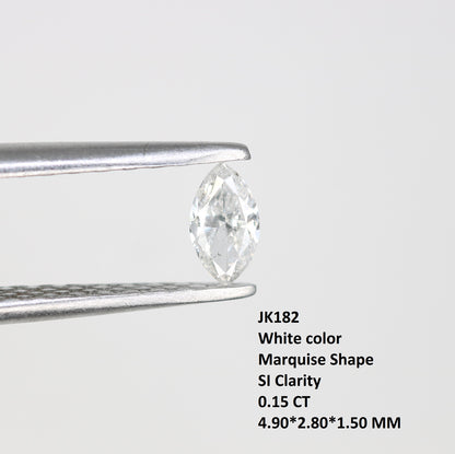 0.15 CT White Marquise Shape Loose Diamond – Perfect for Engagement Rings and Custom Jewelry - JayKrishna Diamond