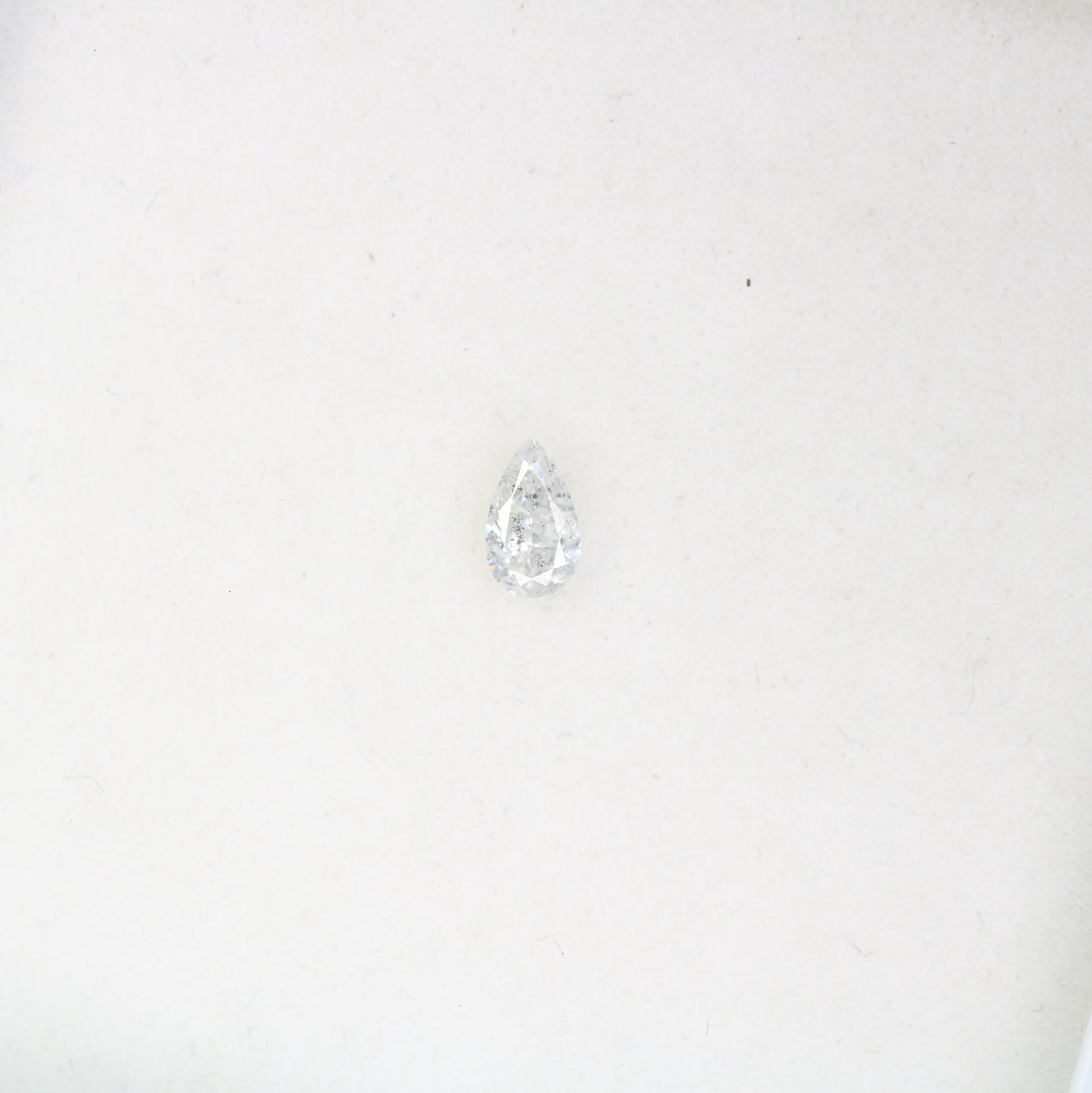 0.13 CT Pear Shape Natural White Salt and Pepper Loose Diamond – Perfect for Custom Jewelry - JayKrishna Diamond