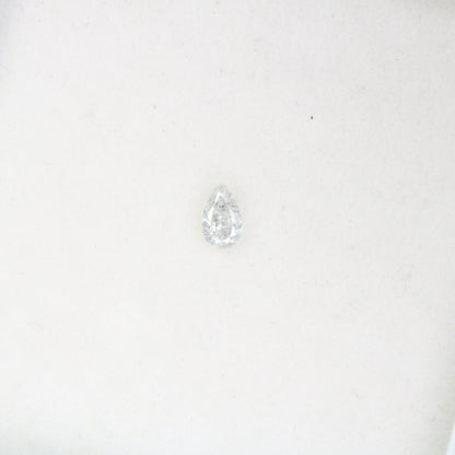 0.13 CT Pear Shape Natural White Salt and Pepper Loose Diamond – Perfect for Custom Jewelry - JayKrishna Diamond