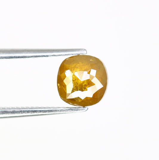 0.67 Carat 5.70 MM Loose Fancy Yellow Cushion Shaped Diamond for Promise Ring - Unique Gemstone for Custom Jewelry Designs - JayKrishna Diamond