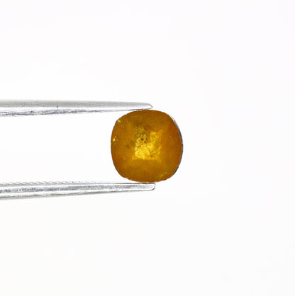 0.67 Carat 5.70 MM Loose Fancy Yellow Cushion Shaped Diamond for Promise Ring - Unique Gemstone for Custom Jewelry Designs - JayKrishna Diamond