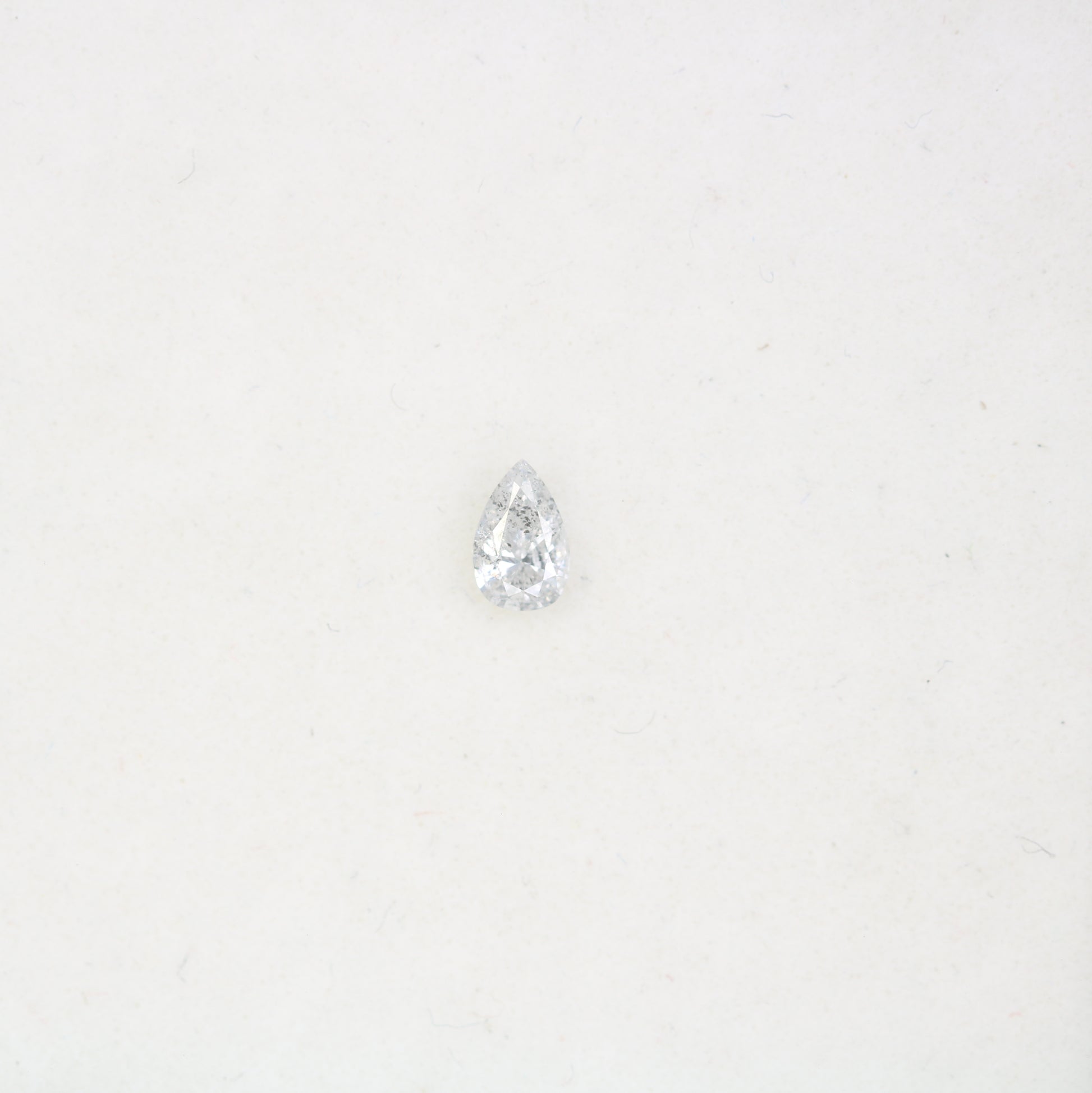 0.15 CT Loose Pear Shape Salt and Pepper Diamond – Perfect for Engagement Rings and Custom Jewelry - JayKrishna Diamond