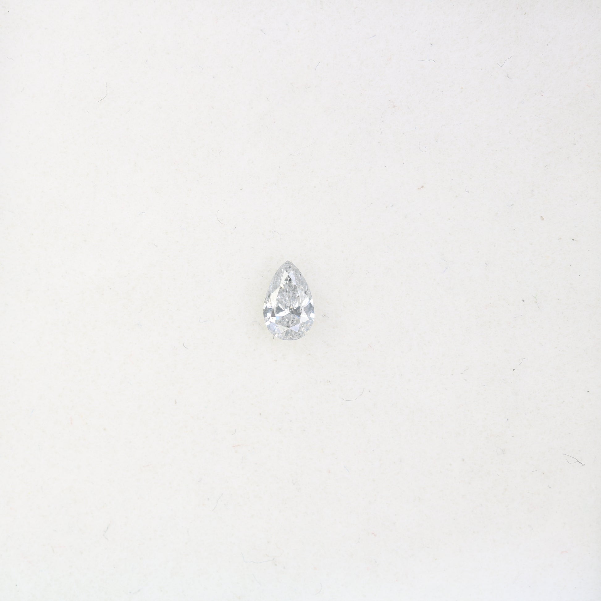 0.14 CT Pear Shape Salt and Pepper Natural Diamond for Engagement Rings, Custom Jewelry, and Chic Bracelets - JayKrishna Diamond