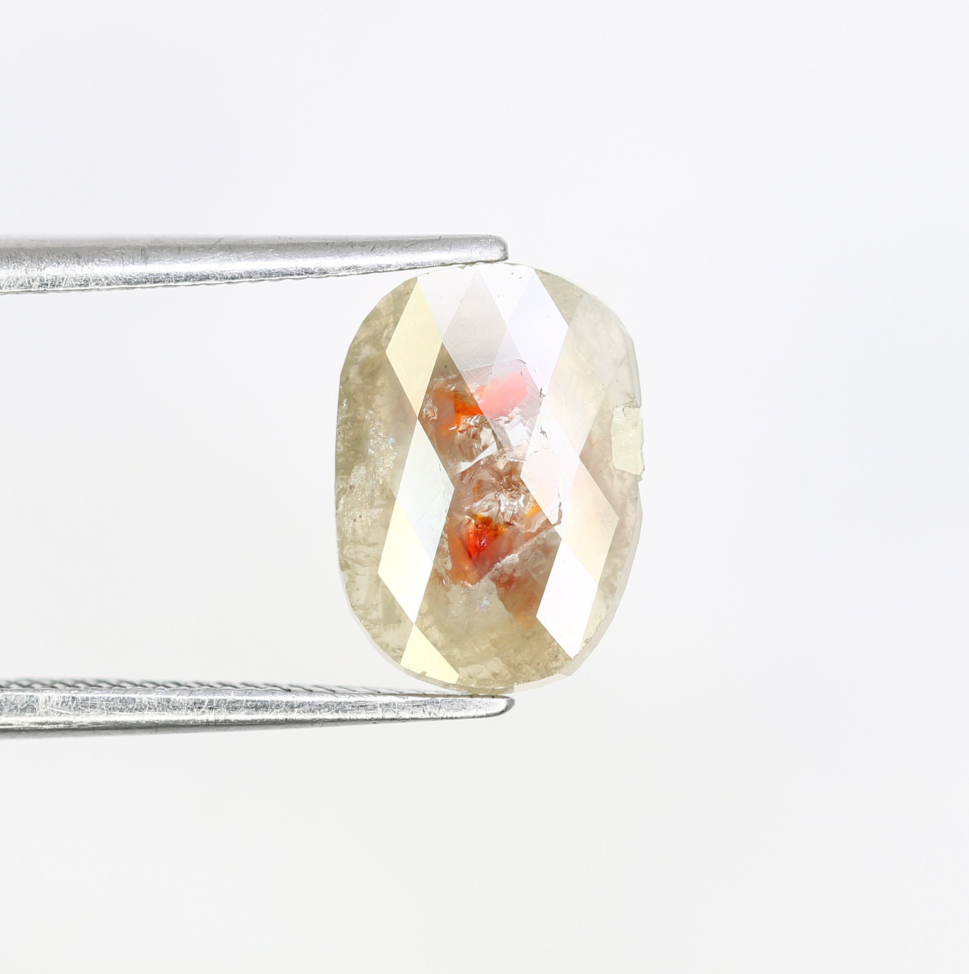 1.16 CT 10.00 MM Oval Shape Loose Grey Natural Diamond For Engagement Ring - JayKrishna Diamond