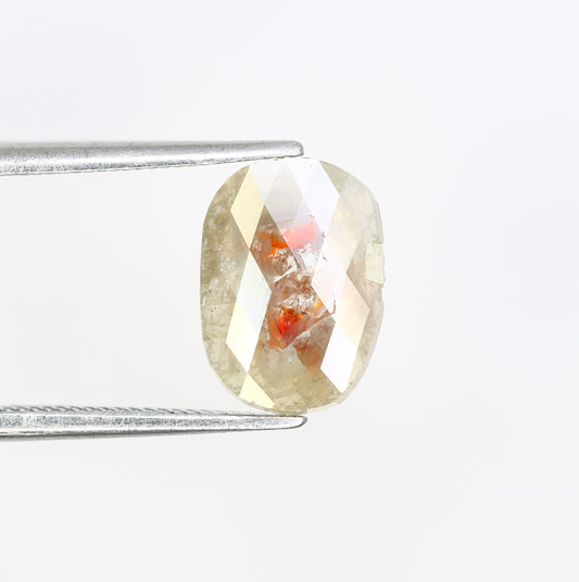 1.16 CT 10.00 MM Oval Shape Loose Grey Natural Diamond For Engagement Ring - JayKrishna Diamond