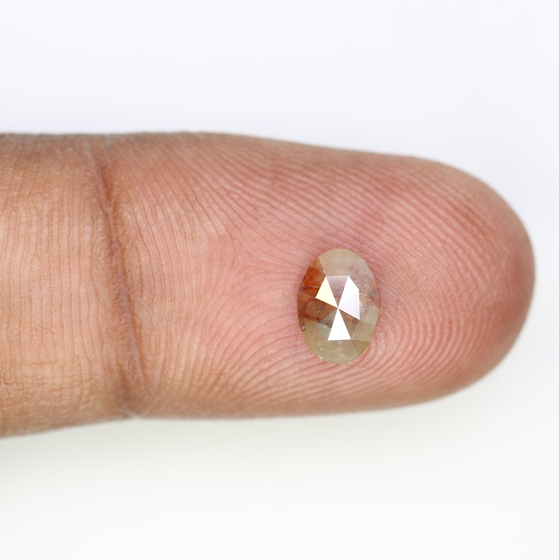 0.66 Carat Oval Shape Natural Loose Fancy Red Diamond (7.20 MM) for Promise Ring - Unique Gemstone for Custom Jewelry Designs - JayKrishna Diamond